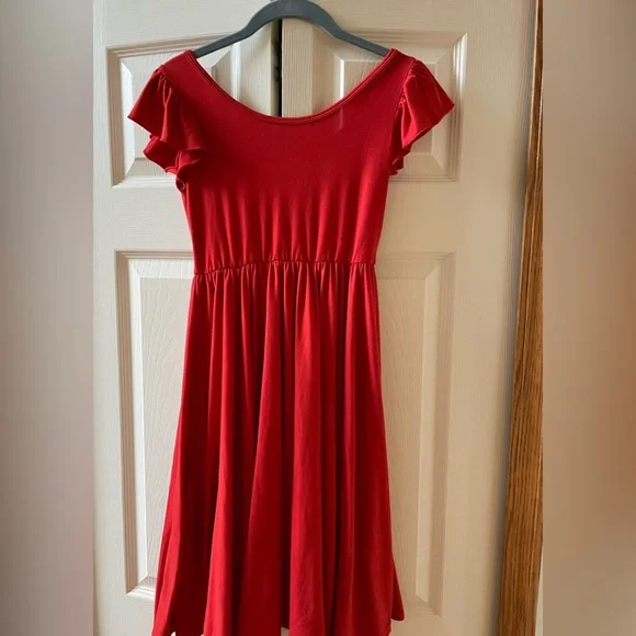 Dot Dot Smile Red Twirl Dress ❤️❤️ - Picture 1 of 4